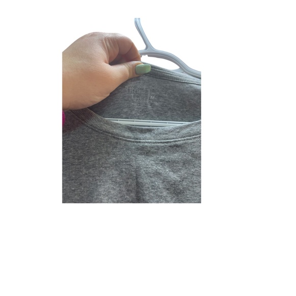 Time & Tru Grey long sleeve top NWT sz M - Picture 2 of 4
